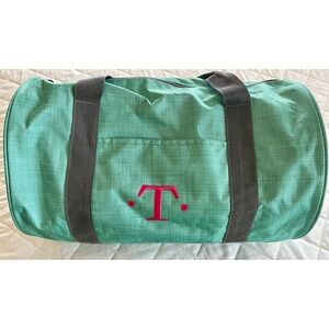 Thirty-One Jr Rec Duffle - Turquoise Cross Pop